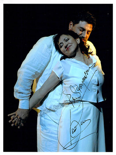 Cura, Jose - Stoyanova, Krasimira - Double Signed Photograph in Le Villi