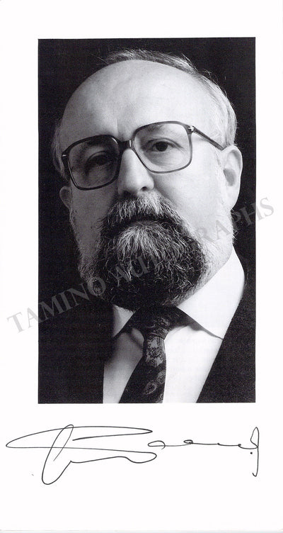 Penderecki, Krzysztof - Signed Photograph