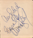 Penderecki, Krzysztof - Autograph Music Quote 1969 + Schwarzkopf, Elisabeth - 2 Signatures on Album Page