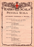 Teatro La Scala - Set of 15 Unsigned Playbills