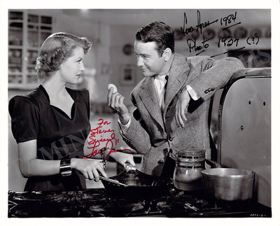 Turner, Lana - Ayres, Lew - Signed Photo in "These Glamour Girls"