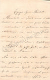 Dondini, Laura - Autograph Letter Signed 1877