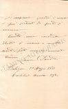 Dondini, Laura - Autograph Letter Signed 1877