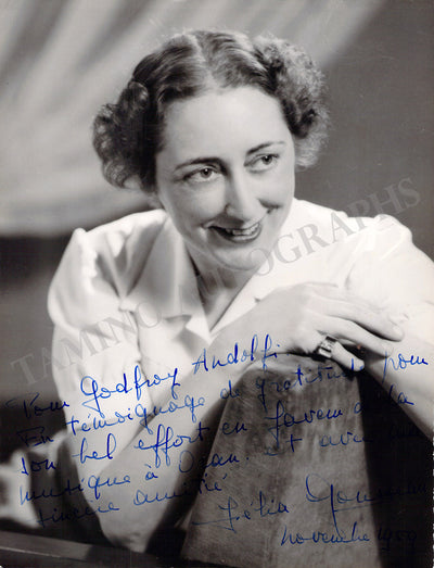 Gousseau, Lelia - Signed Photograph 1959