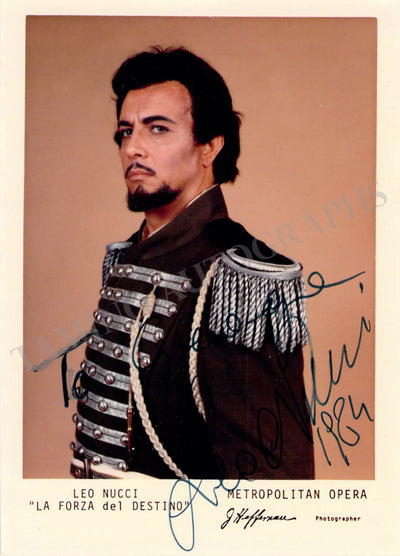 As Carlo Di Vargas in La Forza del Destino