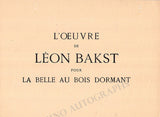 Bakst, Leon - Signed Card