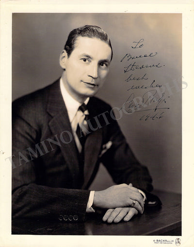 Barzin, Leon - Signed Photograph 1946