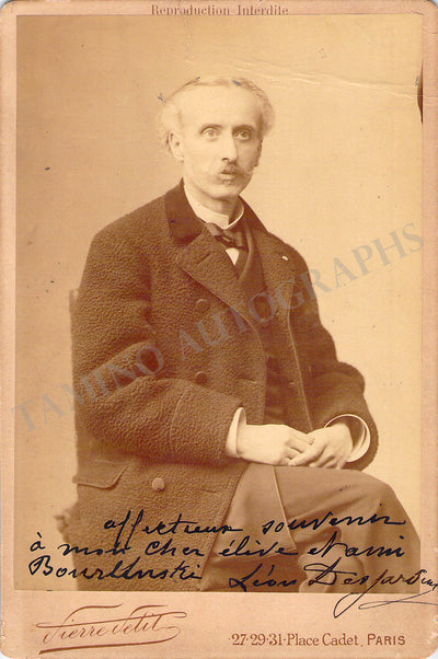 Desjardins, Leon - Signed Cabinet Photo