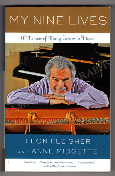 Fleisher, Leon - Signed Book "My Nine Lives"
