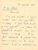 Gandillot, Leon - Autograph Letter Signed 1903