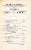 Le Cieux, Leon - Autograph Note Signed
