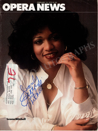 Signed Opera News Magazine