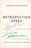 Warren, Leonard - Albanese, Licia - Double Signed Program