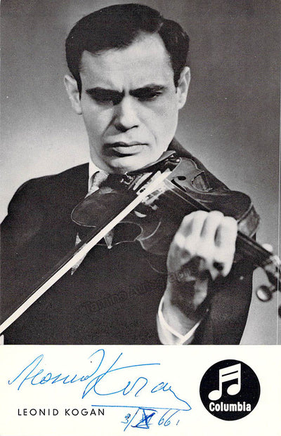 Kogan, Leonid - Signed Photograph 1966