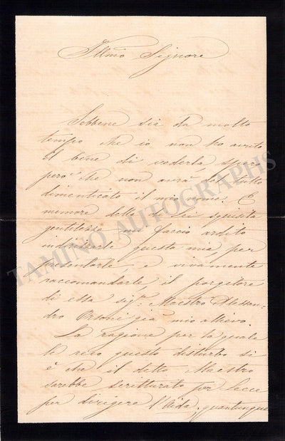 Busi, Leonida - Set of 5 Autographs Letters Signed