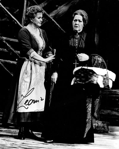 Rysanek, Leonie - Benackova, Gabriela - Double Signed Photograph in Jenufa