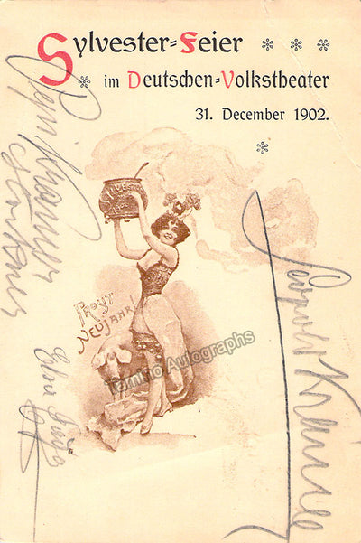 Kramer, Leopold - Kramer-Glockner, Pepi - Double Signed Photograph