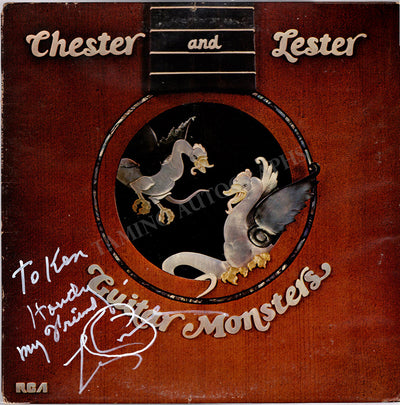 Paul, Les - Signed LP Sleeve "Chester and Lester"