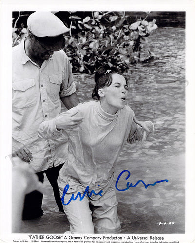 Caron, Leslie - Signed Photograph in "Father Goose"