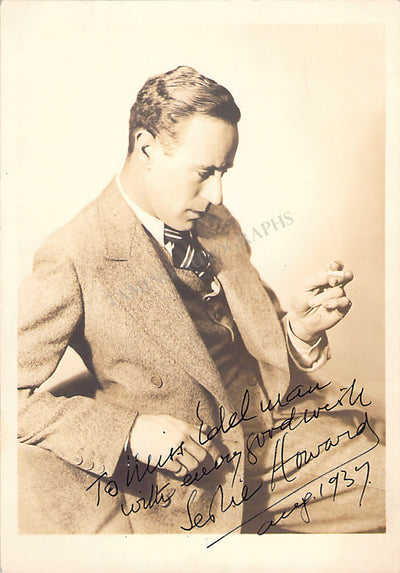 Howard, Leslie - Signed Photograph 1937