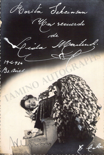 Martinoli, Lida - Signed Photograph 1936