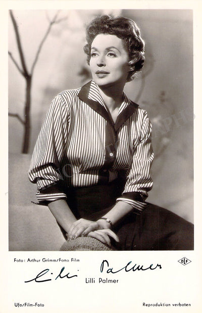 Palmer, Lilli - Signed Photograph