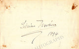 Nordica, Lillian - Signed Album Page 1894