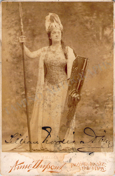Nordica, Lillian - Signed Cabinet Photo