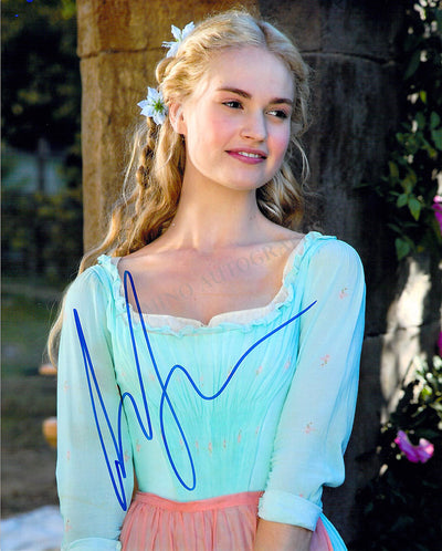 James, Lily - Signed Photograph in Cinderella