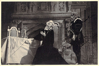 Pons, Lily - Tagliabue, Carlo - Double Signed Photograph in Lucia