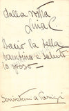 Cavalieri, Lina - Set of 4 Autograph Letters Signed
