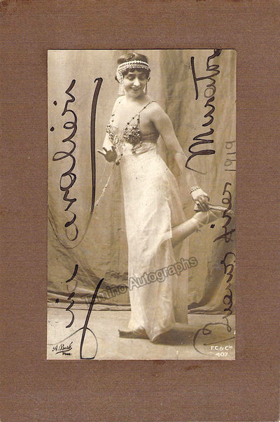 Cavalieri, Lina - Various Autographs