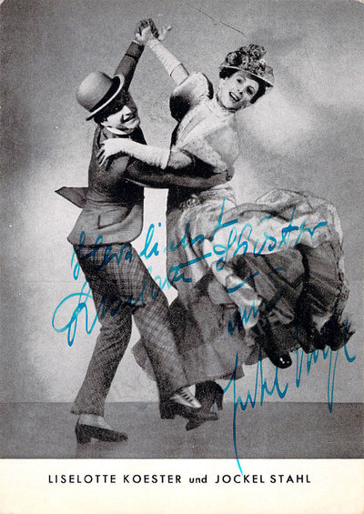 Stahl, Jockel - Koster, Liselotte - Signed Photograph