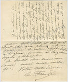 Frandin, Lison - Autograph Letter Signed 1883