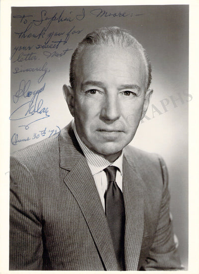 Nolan, Lloyd - Signed Photograph 1972
