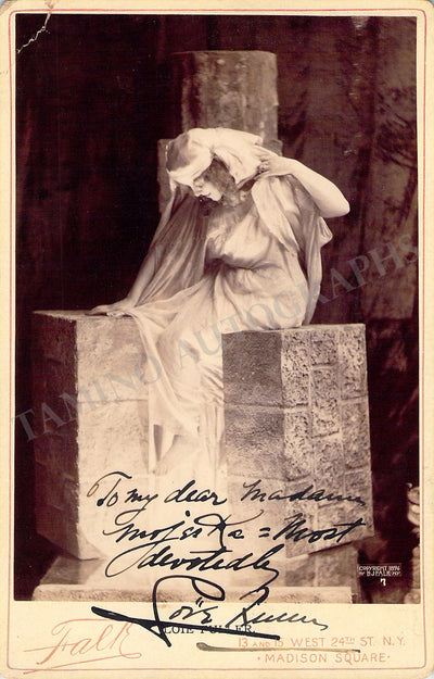 Fuller, Loie - Signed Cabinet Photograph