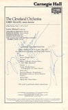 Conductors Signed Program Pages – Set of 42