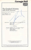 Conductors Signed Program Pages – Set of 42