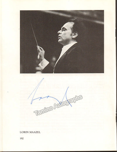 Maazel, Lorin - Signed Program Vienna 1986