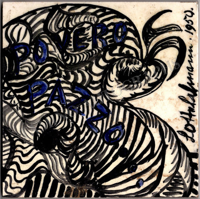 Lehmann, Lotte - Set of 2 Painted & Signed Tiles