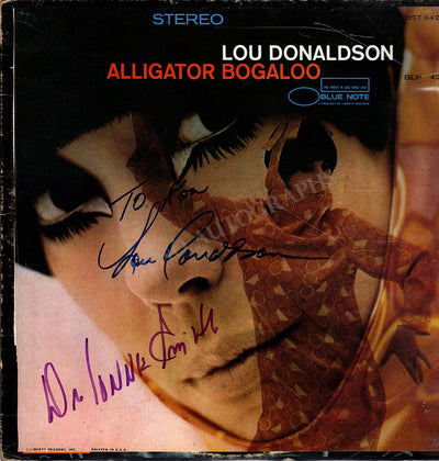 Donaldson, Lou - Smith, Lonney - Signed Page "Alligator Bogaloo"