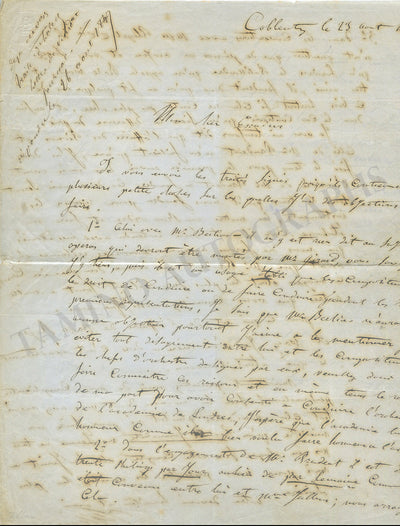 Jullien, Louis-Antoine - Set of 2 Autograph Letters Signed