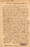 Pradher, Louis-Barthelemy - Autograph Letter Signed 1832