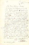 Loiseau de Persuis, Louis-Luc - Set of 2 Autograph Letters Signed