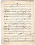 Beydts, Louis - Set of 3 Score Manuscripts