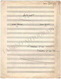 Beydts, Louis - Set of 3 Score Manuscripts