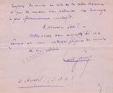 Ganne, Louis - Autograph Letter Signed 1892