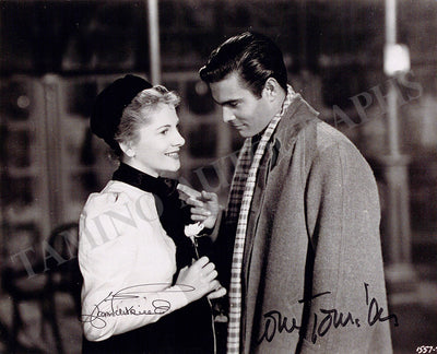 Fontaine, Joan - Jordan, Louis - Signed Photo in "Letter from an Unknown Woman"