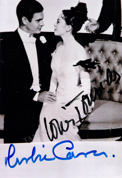 Caron, Leslie - Jourdan, Louis - Signed Photograph in "Gigi"