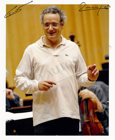 Langree, Louis - Signed Photo in Rehearsal